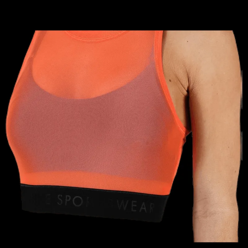 Nike Baselayer Crop Tank Orange Clearance