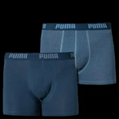 New Puma Basic Boxer 2-Pack Blue Blå