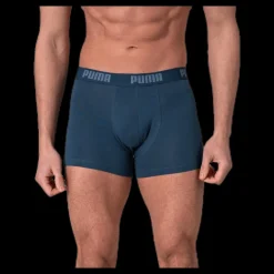 New Puma Basic Boxer 2-Pack Blue Blå