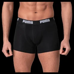 Outlet Puma Basic Boxer 2-Pack White/Black Vit och Svart