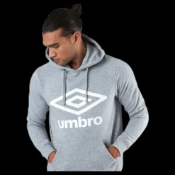 Clearance Umbro Basic Logo Hood Grey Grå