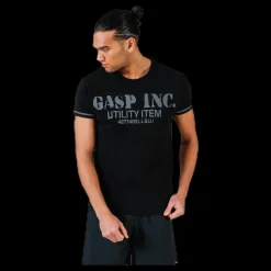 New GASP Basic utility tee Black Svart
