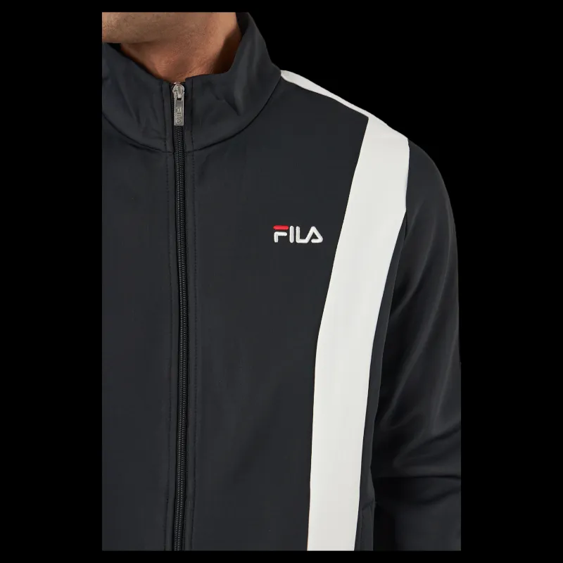 New Fila Bastia Regular Track Jacket 83116 - Moonless Night-egret Blå