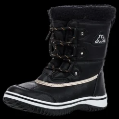Kappa Bates Mid Cut Junior White/Black Vit och Svart Clearance