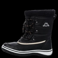 Kappa Bates Mid Cut Junior White/Black Vit och Svart Clearance