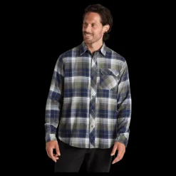 Outlet Tuxer Beaver Creek Shirt Granite Green Flerfärgad