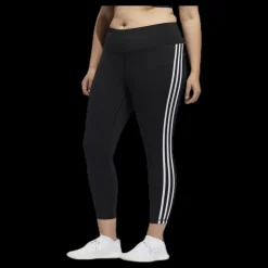 Online adidas Believe This 2.0 3 Stripe 7/8 Tight Plus Size Black / White Svart