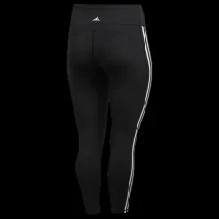 Online adidas Believe This 2.0 3 Stripe 7/8 Tight Plus Size Black / White Svart