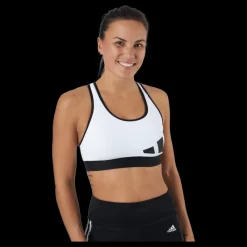 Online adidas Believe This 3Bar Logo Bra White / Black Vit