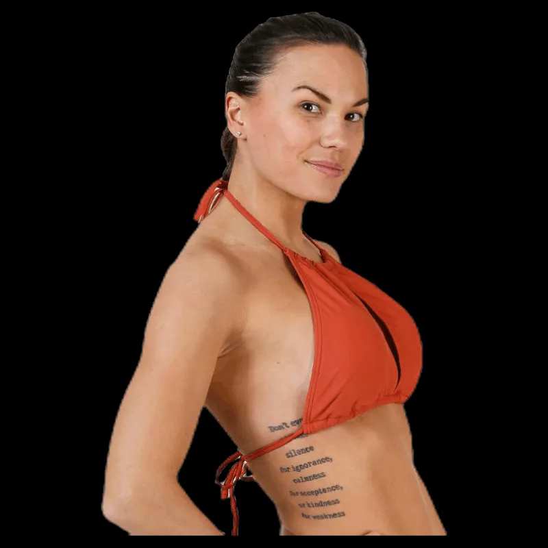 Clearance Pieces Belma Bikini Bra Top Red Röd
