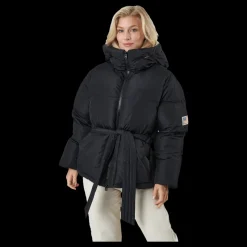 Svea Beltet Short Padded Hood Jacke Black New