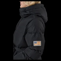 Svea Beltet Short Padded Hood Jacke Black New