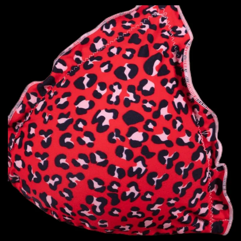 Pieces Benedicte Triangle Bra Red Röd Outlet