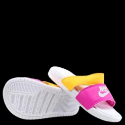 Clearance Nike Bennassi Duo Ultra Slide Pink/White/Yellow Rosa