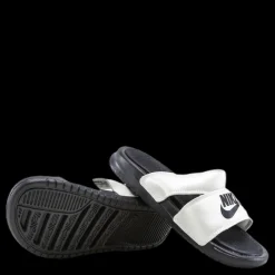Nike Bennassi Duo Ultra Slide White/Black/Grey Svart New