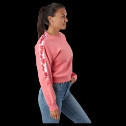 Outlet Fila Bettens Cropped Crew Sweat 40021 - Tea Rose Rosa