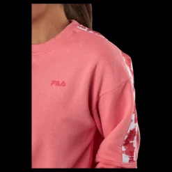 Outlet Fila Bettens Cropped Crew Sweat 40021 - Tea Rose Rosa