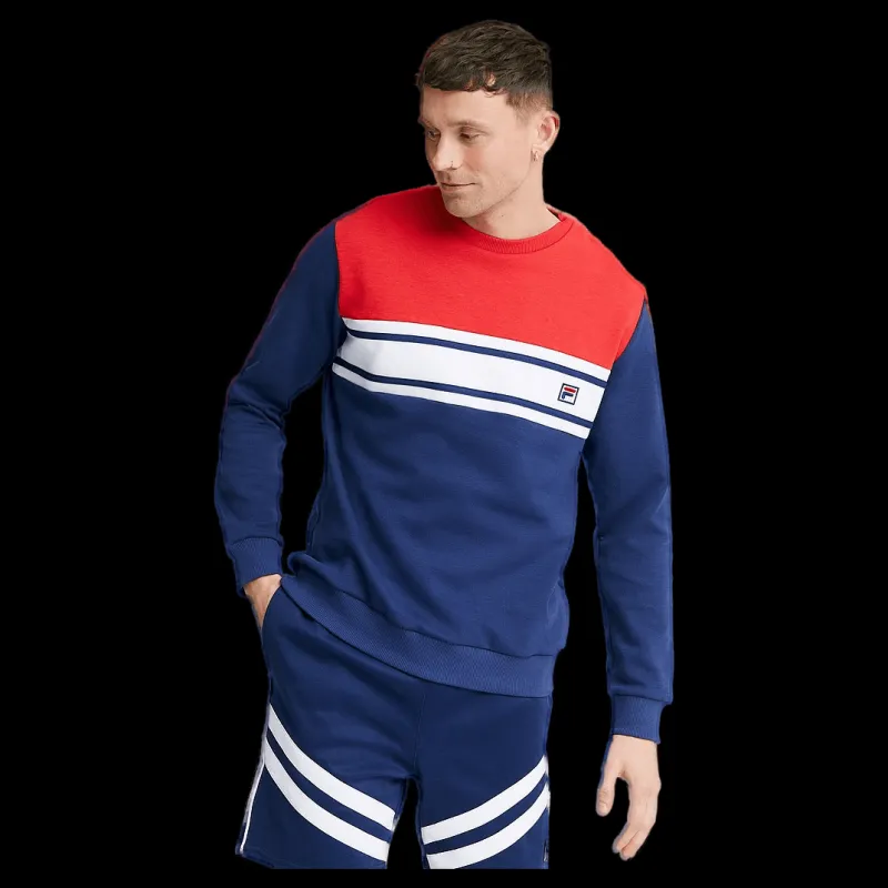 Fila Bettolle Crew Neck Blå Hot