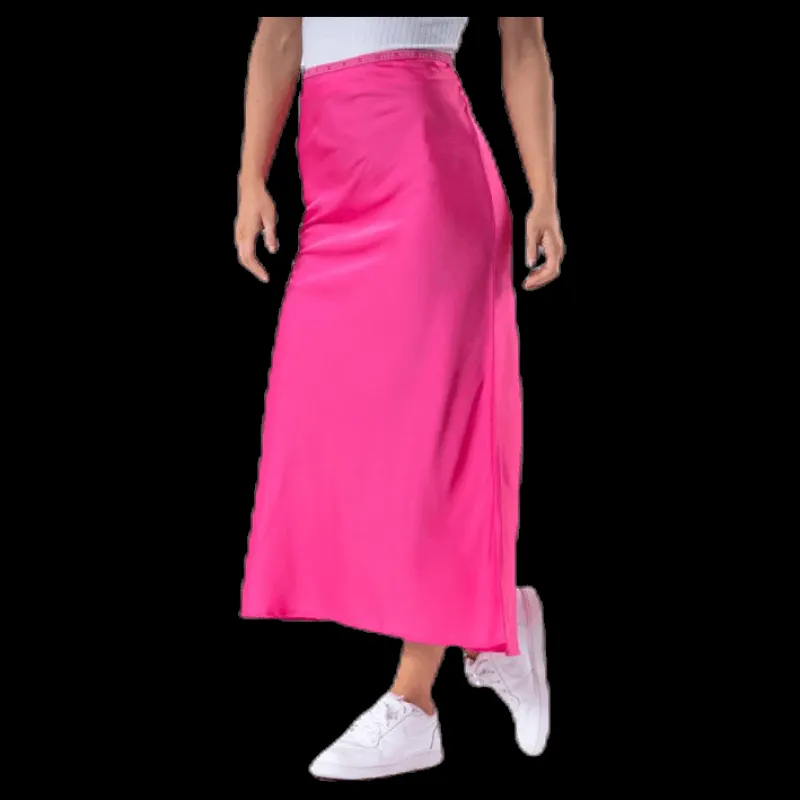 Svea Bias Skirt Pink Rosa Outlet
