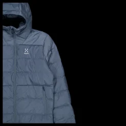Online Haglöfs Bield Down Hood Steel Blue Blå
