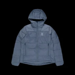 Haglöfs Bield Down Hood W Steel Blue Blå Discount