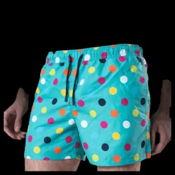 Discount Happy Socks Big Dot Swim Shorts Green Grön