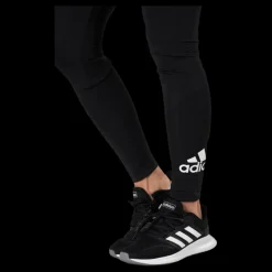 Hot adidas Big Logo Sport Tights Black / Black / White Svart