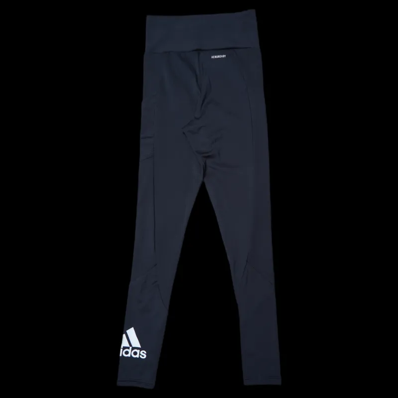 Hot adidas Big Logo Sport Tights Black / Black / White Svart
