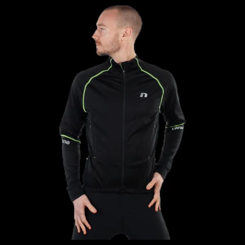 Outlet Newline Bike Protect Jersey Black Svart