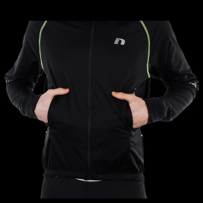 Outlet Newline Bike Protect Jersey Black Svart