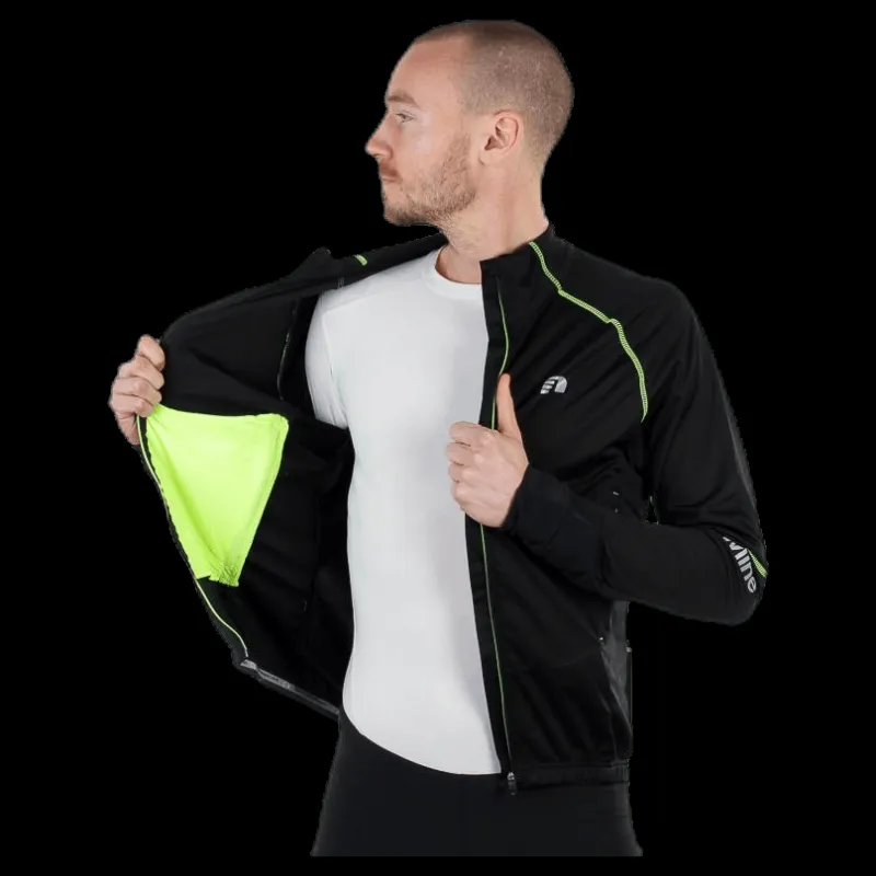 Outlet Newline Bike Protect Jersey Black Svart
