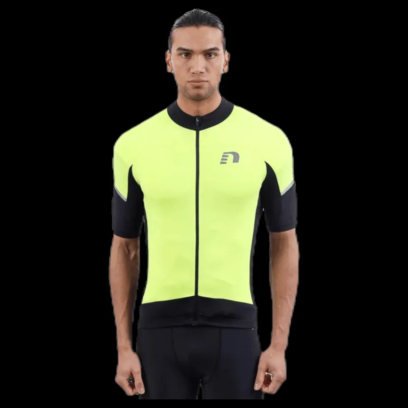 Newline Bike Stretch Jersey Black/Yellow Svart och Gul