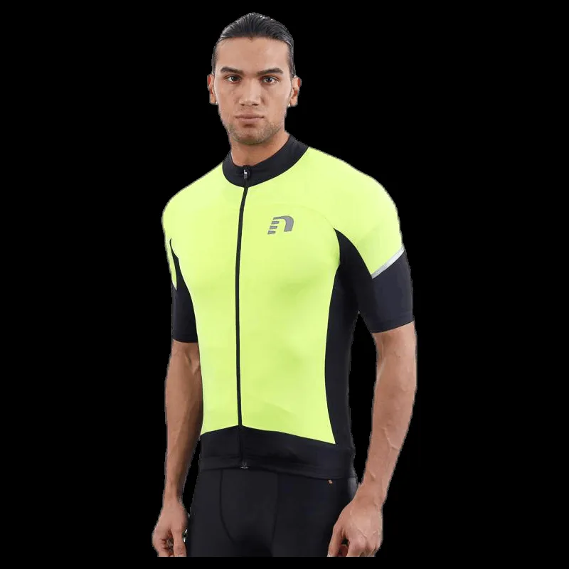 Newline Bike Stretch Jersey Black/Yellow Svart och Gul
