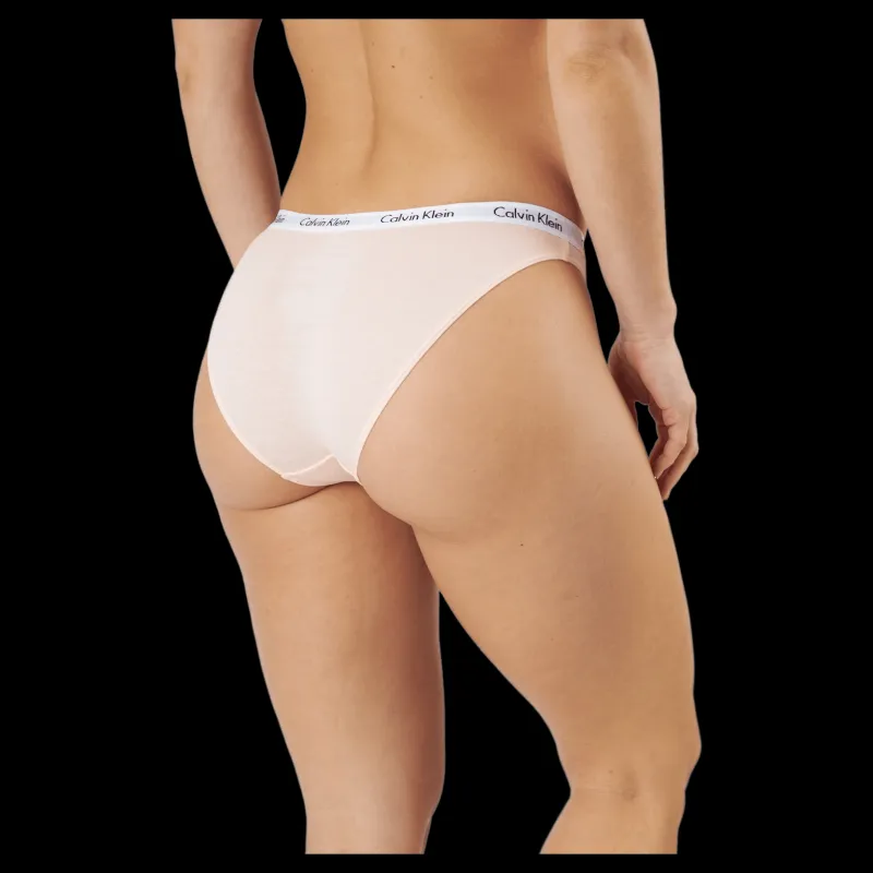 Clearance Calvin Klein Bikini 3pk Coral Cor/cyber Green/grey Beige
