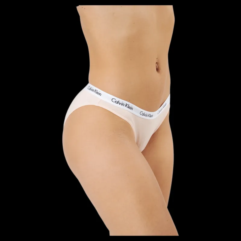 Clearance Calvin Klein Bikini 3pk Coral Cor/cyber Green/grey Beige