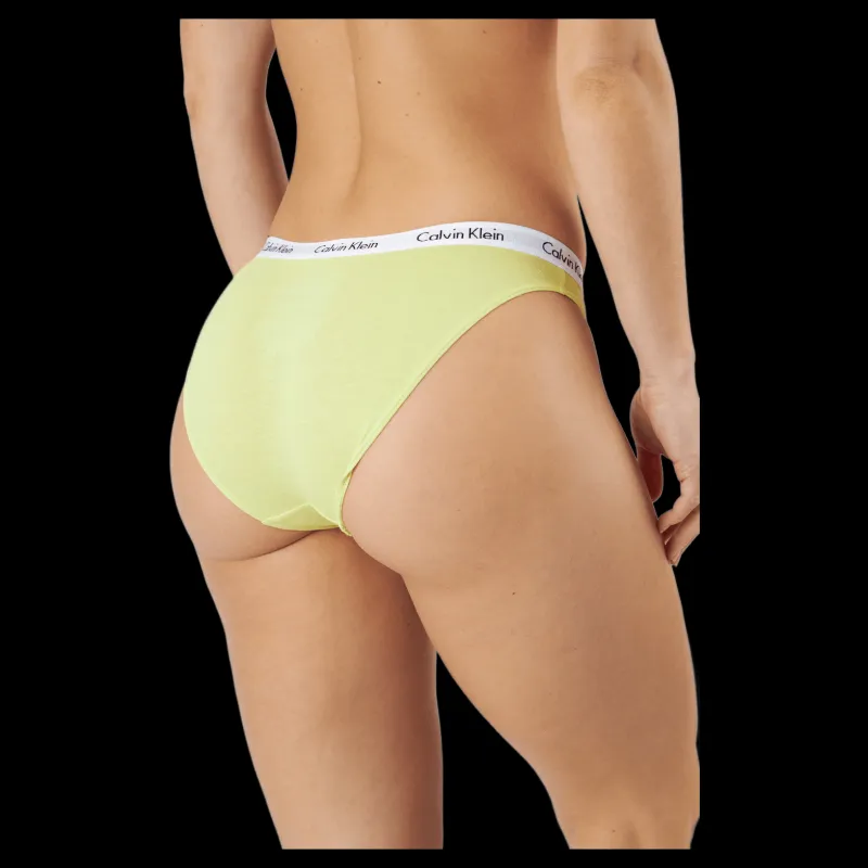 Clearance Calvin Klein Bikini 3pk Coral Cor/cyber Green/grey Beige