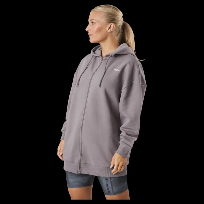BOW19 Billie Zip Hood Cinder Grå