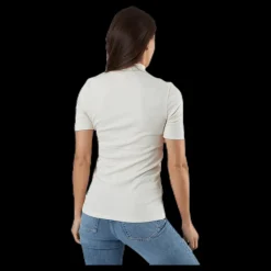 Hot Pieces Birdie Ss T-Neck White Vit