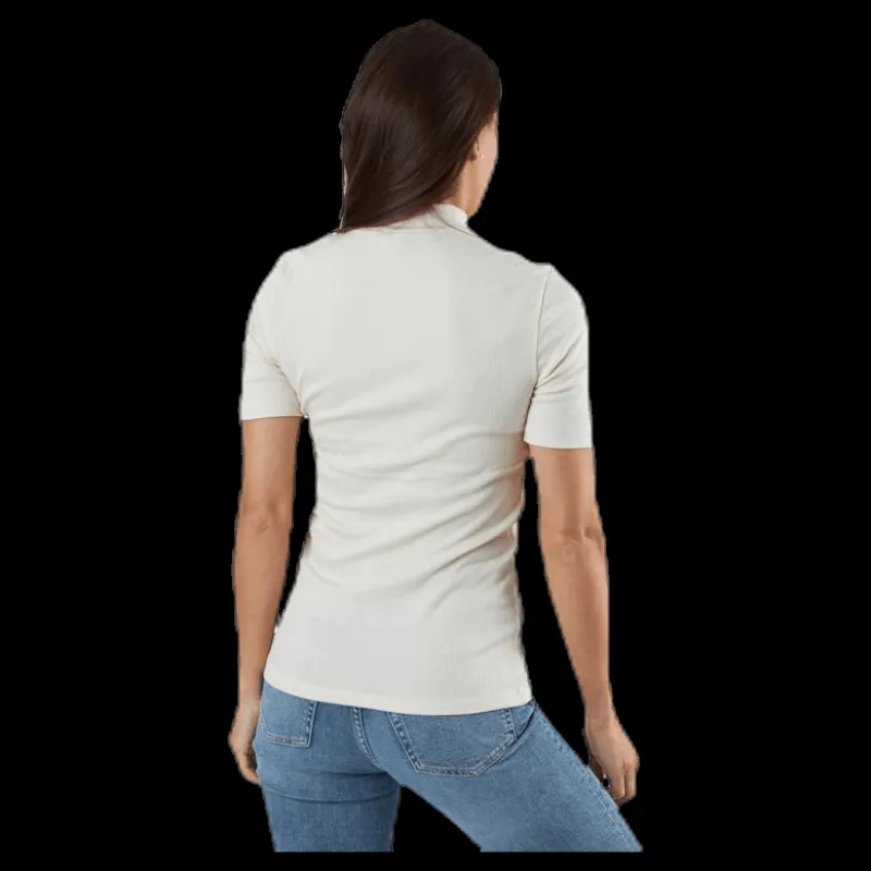 Hot Pieces Birdie Ss T-Neck White Vit
