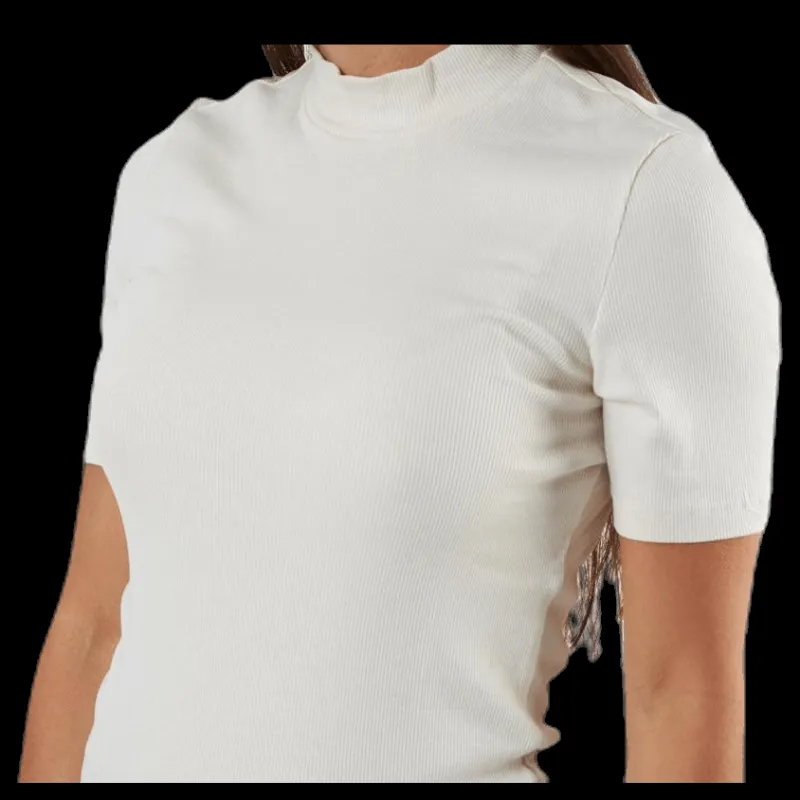 Hot Pieces Birdie Ss T-Neck White Vit