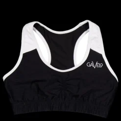 Gavelo Black & White Swirl Sports Bra Black/white Svart