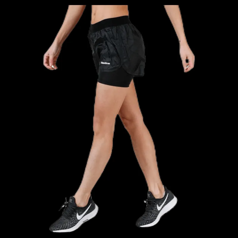 Sale Newline Black 2-Lay Shorts Black Svart