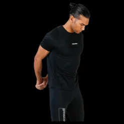 Newline Black Tech Tee Black Svart Best