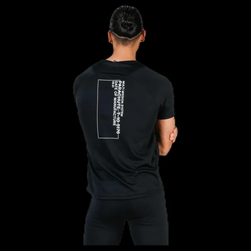 Newline Black Tech Tee Black Svart Best