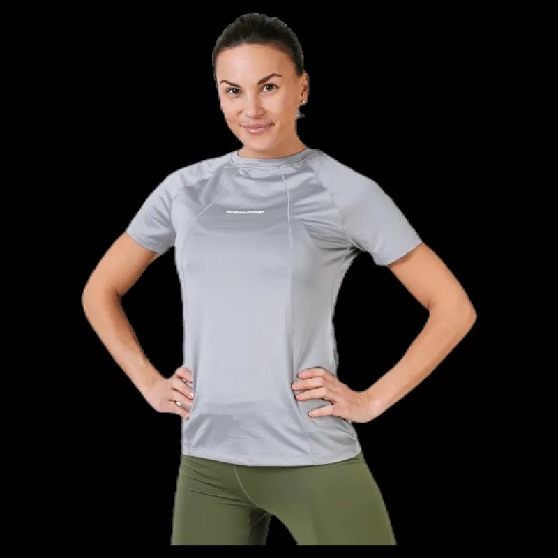 Outlet Newline Black Tech Tee Grey Grå
