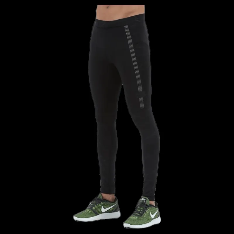Outlet Newline BLACK Warm Wiper Tights M Black Svart