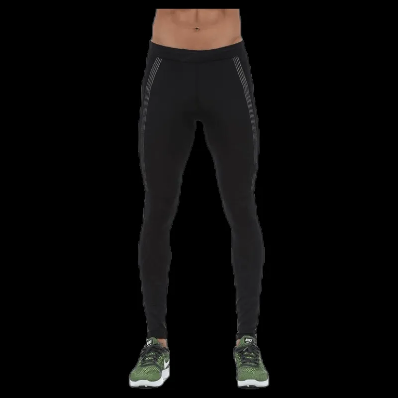 Outlet Newline BLACK Warm Wiper Tights M Black Svart