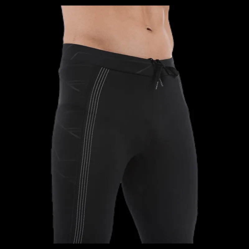 Outlet Newline BLACK Warm Wiper Tights M Black Svart