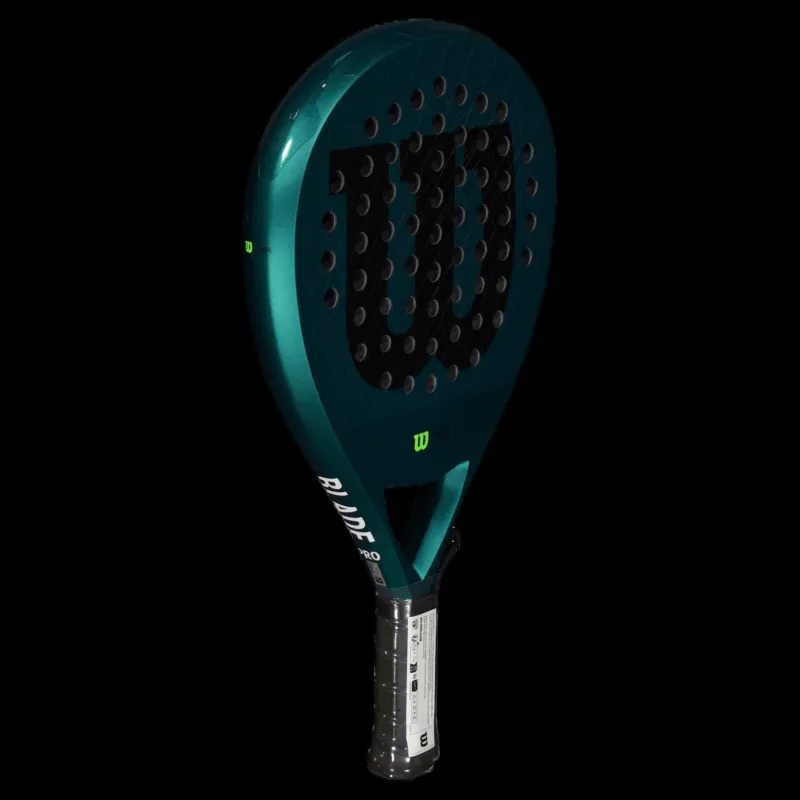 Sale Wilson Blade Pro V3 Padel Racket Green Grön