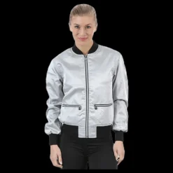 Röhnisch Blink Bomber Jacket Silver Best